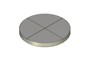 Плита притирочная 300 мм для ручной притирки-2